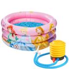 Piscina Infantil 38 Litros Princesa Rosa Menina Banheira Bebe P38 Criança e Bomba - Zippy Toys