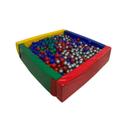 Piscina Infantil Espumada + 200 Bolinhas Plásticas 76mm - Diversão Garantida e Suporta Até 40kg - valentina Brinquedos