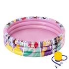 Piscina Infantil Grande 140 Litros Princesa Rosa Menina Banheira Bebe P14 e Bomba - Zippy Toys