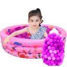 Piscina Infantil Inflável 100 Litros Colorido + 100 Bolinhas - Lirena Baby