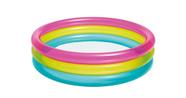 Piscina Infantil Inflável Colorida Anéis 63L Intex