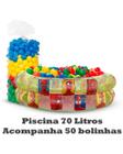 Piscina Infantil Inflável Homem Aranha 70 Lts + 50 Bolinhas - Etilux