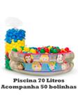 Piscina Infantil Inflável Princesas 70 Litros + 50 Bolinhas