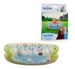 Piscina Infantil Inflável Redonda Frozen Com Caixa 70l 75cm/22cm Presente Criança Filhos Verão Calor