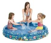 Piscina Infantil Inflável Redonda Verão 3 Anéis 253 Litros - WELLMIX