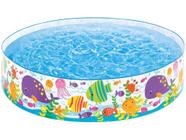 Piscina Infantil Intex 958L Redonda - Snapset Oceano Animais Divertidos