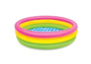 Piscina Infantil Por do Sol 275L Criança Inflável Acolchoado - Intex