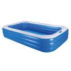 Piscina Inflável 1.260 Litros Retangular Pvc 262X175 Cm Vg+