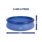 Piscina Inflável 2.400 Litros Redonda para Família Azul Mor Ref.001053