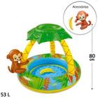 Piscina Inflável 53l 103cm Cobertura Macaquinho - 50101