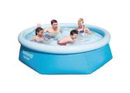 Piscina Inflável Fast Set Redonda 2300 Litros 2,44m x 66 cmBestway Bel Ref.W2300/57265