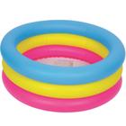 Piscina inflavél infantil- 3 anéis color- 66l - jilong