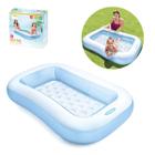 Piscina Inflável Infantil Retangular Intex 90L Azul (1.66x1m) 57403