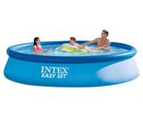 Piscina Inflável Intex Easy Set 7.290L Resistente Azul