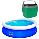 Piscina Inflável PVC 2500L Belfix+ Caixa Térmica 18 Litros