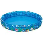 Piscina Inflável Redonda 253 Litros Fundo Do Mar Wellmix