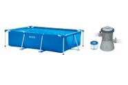 Piscina Intex 3834 Litros Estrutural Retangular com Bomba Filtrante 220v