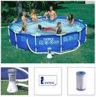 Piscina Intex 6503 Litros Estrutural com Bomba Filtrante 2006 LH 110v 28211