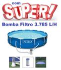 Piscina Intex 6503 Litros Standard com Bomba Filtro 3785 LH 220v e FORRO