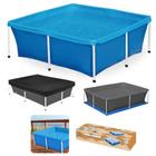 Piscina Mor Retangular Ferro 2000 Litros com Capa e Forro Kit