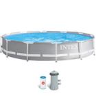 Piscina Redonda Armação de Metal 6.503l C/ Bomba Prism Intex