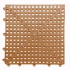 Piso Modulado 30 X 30cm Bege Kit Com 6 Pecas Kapazi Acqua Kap