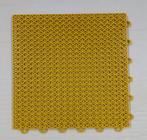 Piso Modular Kit 22 peças na cor amarelo, tamanho da peça 30 x 30 x 1,4cm