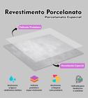 Piso Porcelanato Painel Placa Adesivo Lavável Para Chão e Revestimento de Parede