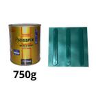 Piso Tátil Direcional Verde Pvc Kit 20Pçs + 2 Cola 750G