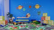 Piso Vinílico Em Manta PVC 2,5mm Antiderrapante 46m² Ambiente Infantil Semi-Brilhoso Autopista