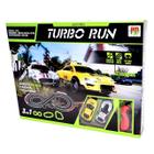 Pista Autorama Turbo Run 2 Carrinhos 280cm Dm Toys 5892