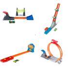 Pista Básica De Acrobacias Hot Wheels Com 1 Carrinho Fth79