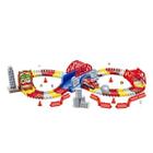 Pista Bombeiro Track Com Túnel - Dm Toys