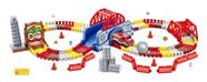 Pista Bombeiro Track com Tunel e Acessorios 157 Pecas DM Toys Carrinho Brinquedo Infantil Recreativo