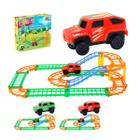 Pista de Carrinho Radical Mini cidade Com 26 Pçs Infantil