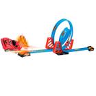 Pista de Carrinhos Power Track Duplo Loop Express Wheels Multikids - Multilaser