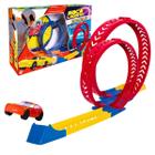 Pista de Corrida Race Lopping Double C/ 1Carrinho 2 Lopping