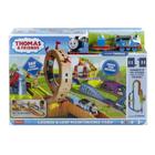 Pista de Lançamento e Loop Pátio de Manutenção c/ Trem Thomas Motorizado - Fisher Price - Mattel