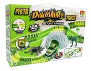 Pista Dinossauro Track Com Tunel 109 Peças - Dm Toys