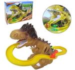 Pista Elevador Com Som E Luz Dinossauro. - DM TOYS