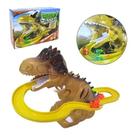 Pista Elevador Com Som E Luz Dinossauro Prehistoric Tunnel - Ark Toys