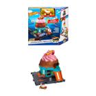 Pista Hot Wheels City de Brinquedo Sorveteria c/ Carrinho