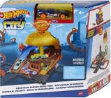 Pista Hot Wheels City Lanchonete de Hambúrgueres Mattel HDR26