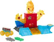 Pista Hot Wheels Monster Apaga Incêndio Mattel HTP39