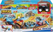 Pista Hot Wheels Monster Trucks Arena de Demolicao Color Shifter HPN73 Mattel - Padrão