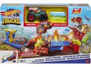 Pista Hot Wheels Monster Trucks Ataque Do Crocodilo - Mattel HGV14 -  Arco-Íris Toys