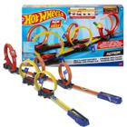 Pista Hotwheels com Carrinho Action Multi Loop Race Off - Mattel