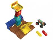 Conjunto e Pista - Hot Wheels - Monster Trucks - Pneu de Acrobacia - Mattel  - Pistas - Magazine Luiza