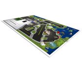 Pista para Carrinhos Maquete Cidade com Aeroporto 140x100cm - PlimShop