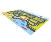 Pista Para Carrinhos Miniatura Estrada Cidade 140X100Cm - Plimshop